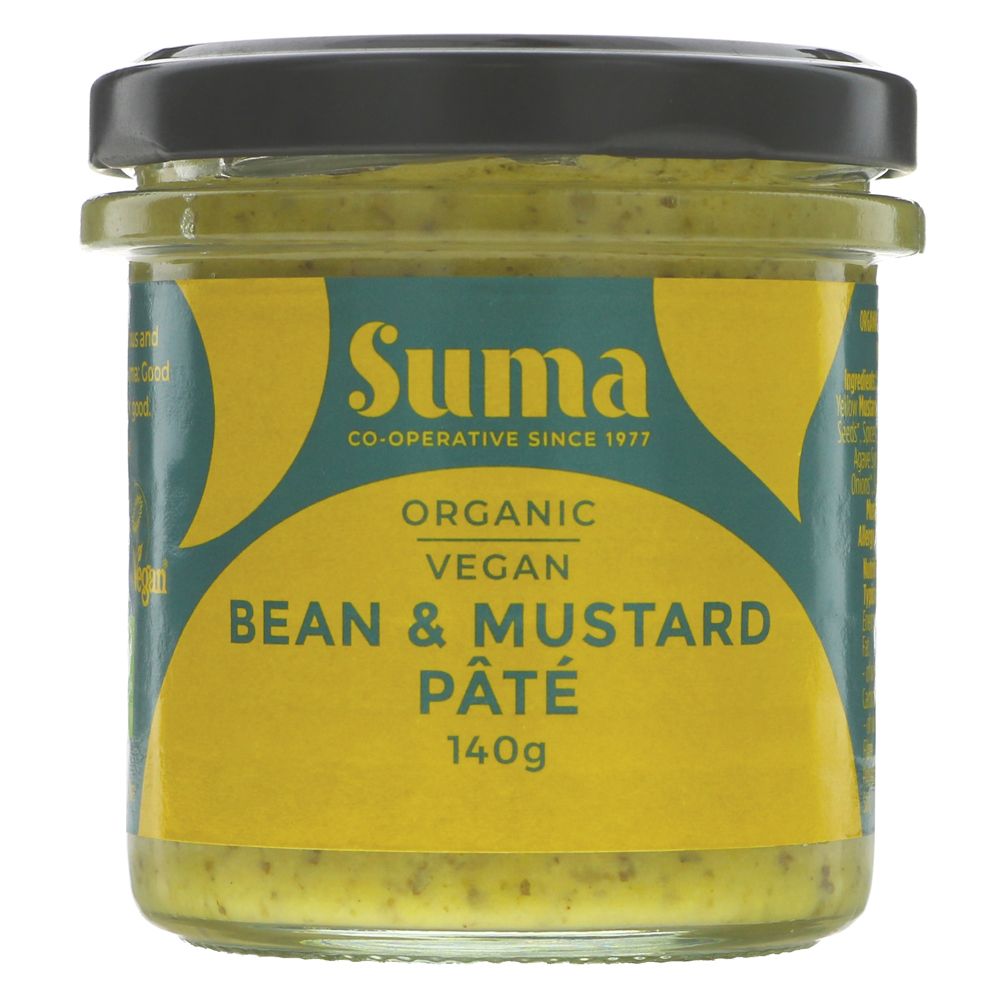 Suma Organic Pate - Bean & Mustard 140g (Pack of 6)