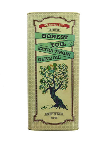 Honest Toil Extra Virgin Olive Oil 5L