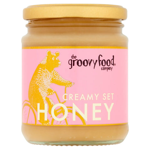 The Groovy Food Company Set Honey Jar 340g (Pack of 6)