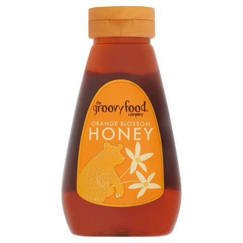 The Groovy Food Company Squeezy Mexican Orange Blossom Honey 340g (Pack of 6)