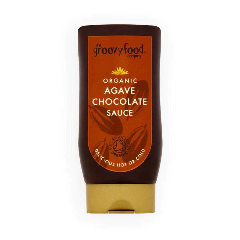 The Groovy Food Company Organic Agave Chocolate Sauce 250ml (Pack of 6)