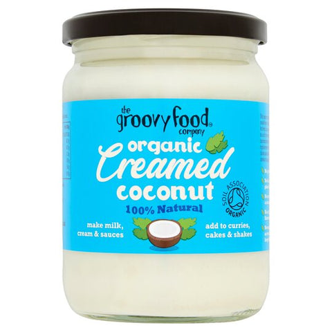 The Groovy Food Company Organic Creamed Coconut 500g (Pack of 6)