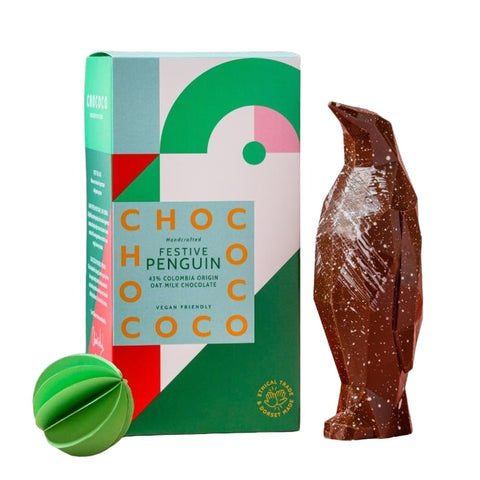 Chococo 43% Oatm!lk Chocolate Penguin 120g (Pack of 6)