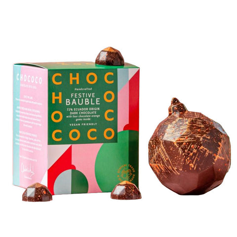 Chococo Dark Chocolate Bauble and Gems 150g (Pack of 12)