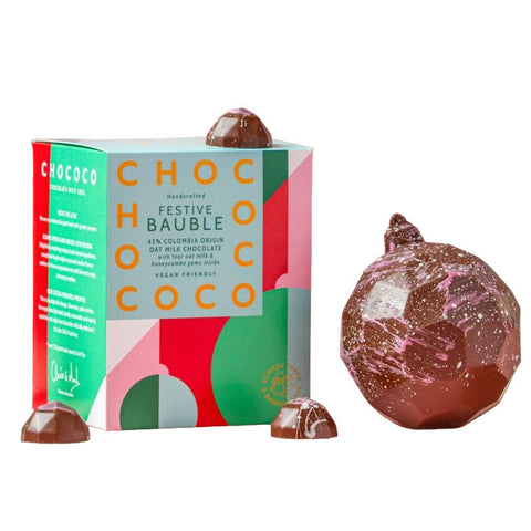 Chococo Oat Milk Chocolate Bauble 150g (Pack of 12)