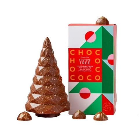 Chococo 47% Chocolate Christmas Tree 200g (Pack of 6)