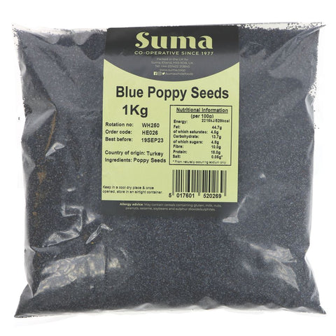 Suma Bagged Down Blue Poppy Seeds 1kg