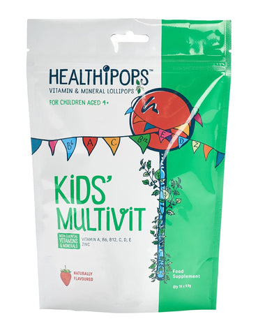 Healthipops Vitamin & Mineral Kids' Multivitamins 14 Lollipops (Pack of 2)