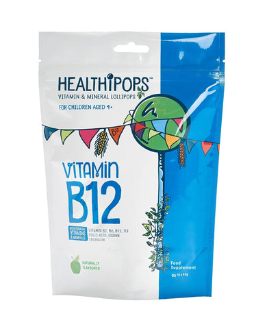 Healthipops Vitamin & Mineral, Vitamin B12 14 Lollipops (Pack of 2)