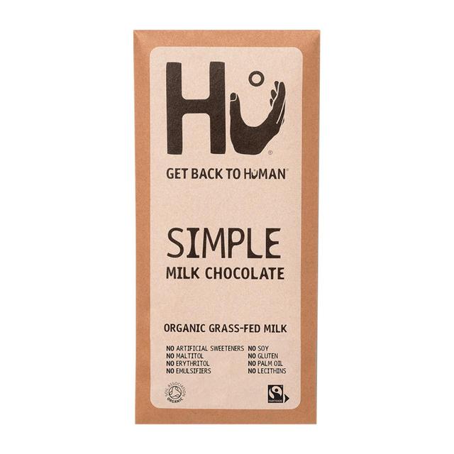Hu Simple Milk Chocolate Bar 60g (Pack of 4)