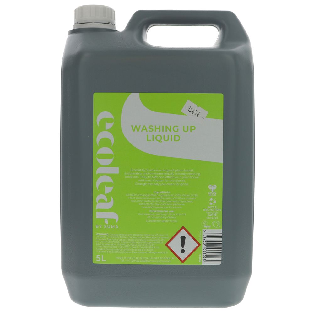 Ecoleaf By Suma Wash Up Liquad Citrus 5L