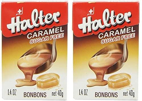 Halter Bonbons Caramel Sugar Free 40g (Pack of 16)