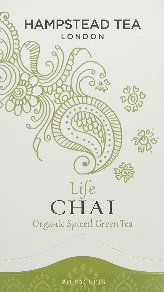 Hampstead Tea Green Chai 20 (Pack of 4)