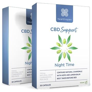Healthspan CBD Support Night Time 30 capsules