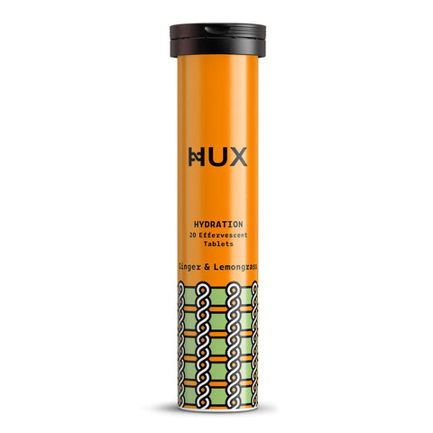HUX Hydration Ginger & Lemongrass 20 Capsuals x8 (Pack of 48)