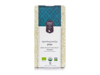 Ibis Rice Semi-milled Jasmine Rice 1kg (Pack of 6)