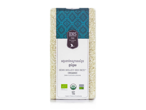 Ibis Rice Semi-milled Jasmine Rice 1kg (Pack of 6)