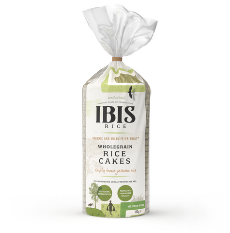 Ibis Rice Organic Rice Cakes Original 130g (Pack of 12)