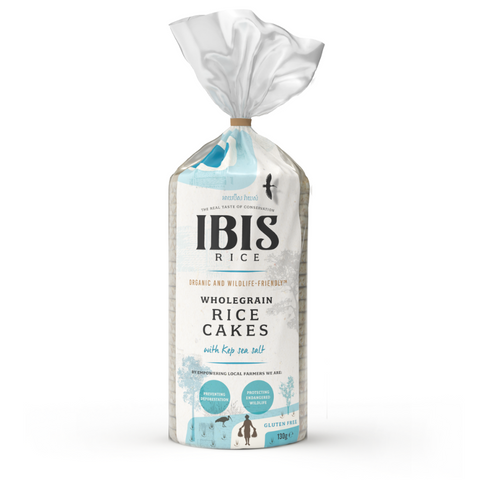 Ibis Rice Organic Rice Cakes Salted 130g (Pack of 12)