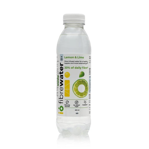 IO Fibrewater Lemon & Lime 500ml (Pack of 12)