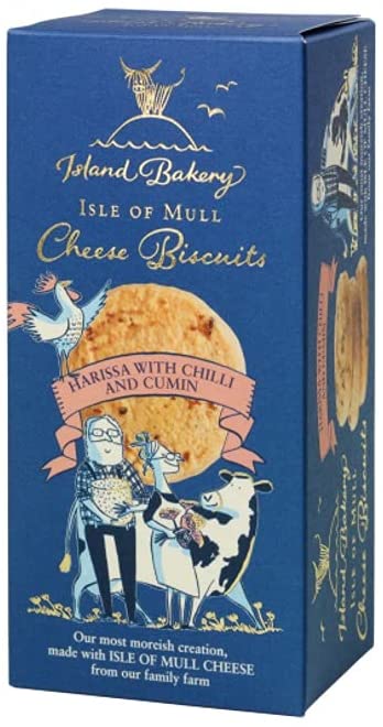 Isle of Mull Cheese Biscuits Harissa & Chilli 100g