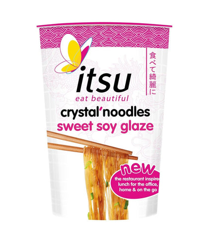 Itsu Soy Glaze Crystal Noodles (6x73g) (Pack of 2)