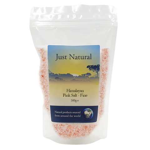 Just Natural Speciality Himalayan Rose Pink Salt - Fine 500g