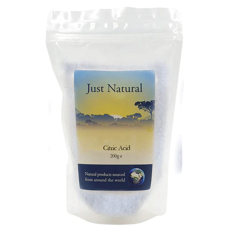 Just Natural Speciality Citric Acid - Food Grade 200g
