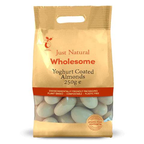 Just Natural Wholesome Yoghurt Coated Almonds 250g
