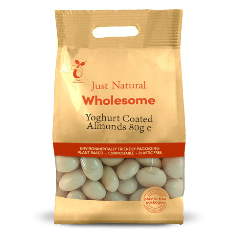 Just Natural Wholesome Yoghurt Coated Almonds 80g