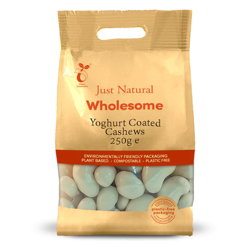 Just Natural Wholesome Yoghurt Coated Cashews 250g