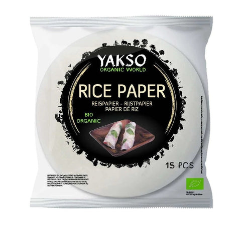 Yakso Rice Paper Tapioca Organic 150g (Pack of 15)