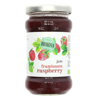 Bionova Raspberry Jam Organic 340g (Pack of 6)