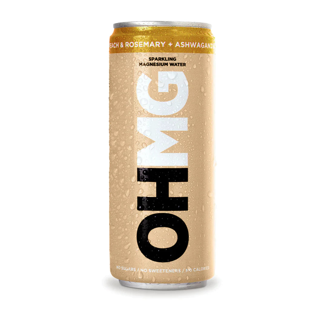 Ohmg Peach Sparkling Water 330ml (Pack of 12)