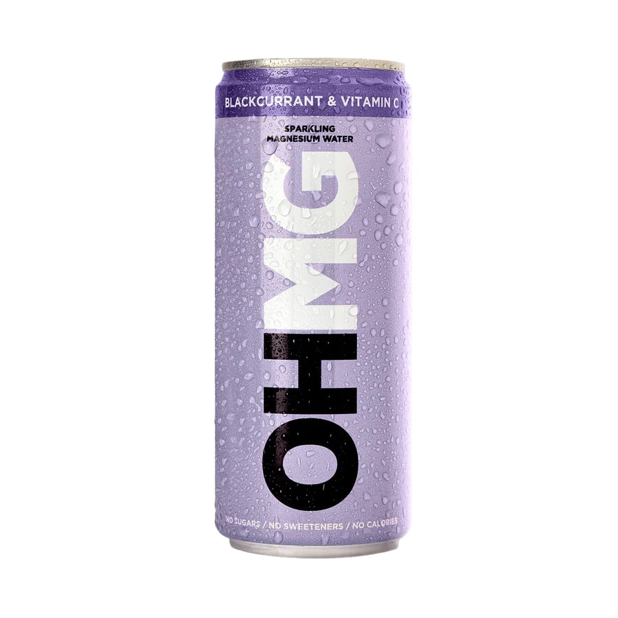 Ohmg Blackcurrant Spark Water 330ml (Pack of 12)