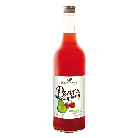 James White Pear & Raspberry Organic 750ml (Pack of 6)