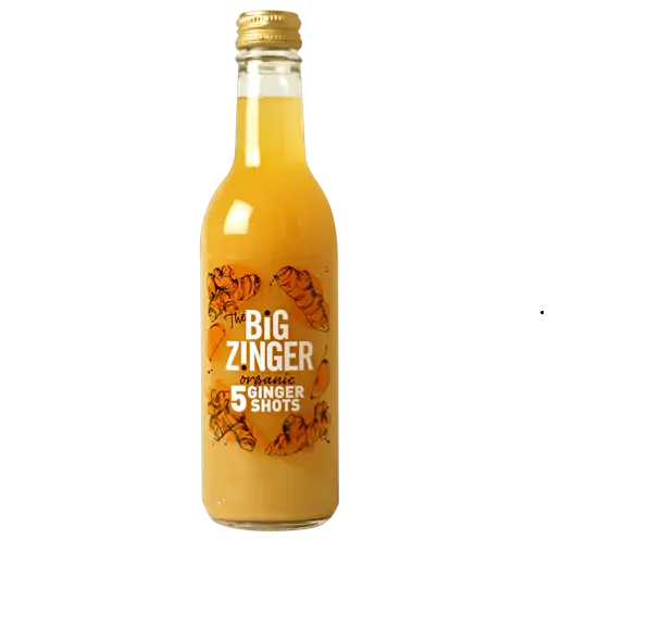 Big Zingers Organic Ginger Zinger 330ml SuperfoodUK