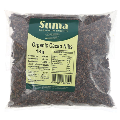 Suma Bagged Down - Organic Cacao Nibs 1kg