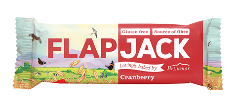 Brynmor Cranberry Flapjack 80g (Pack of 20)