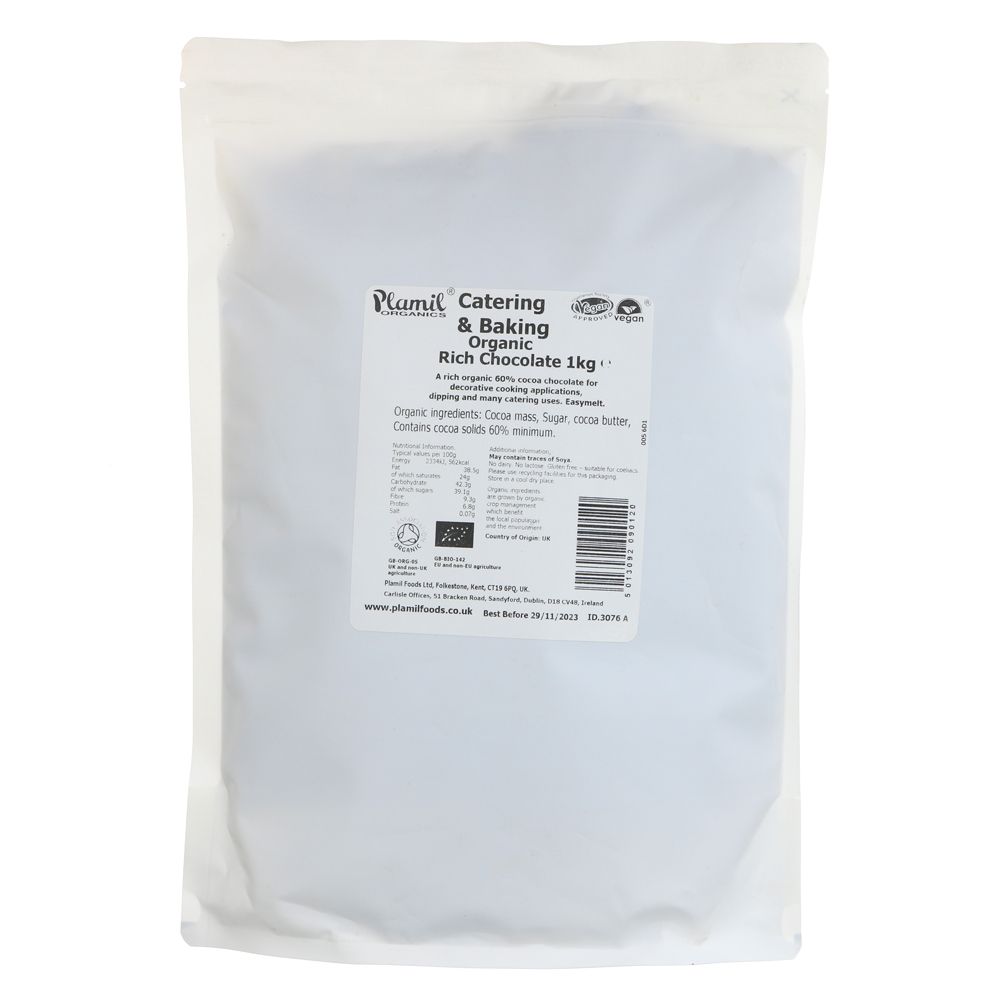 Plamil Rich Chocolate Organic 1kg