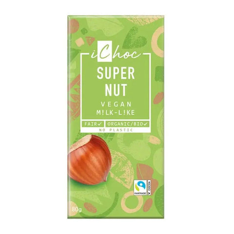 Ichoc Super Nut Organic 80g (Pack of 10)