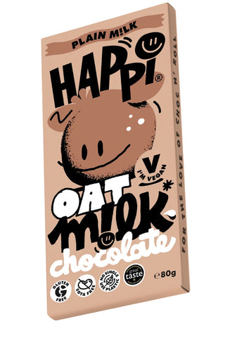 Happi Plain Milk 80g (Pack of 12)