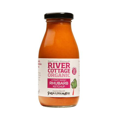 River Cottage Organic Rhubarb Ketchup 250g (Pack of 6)