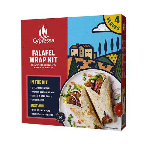 Cypressa Falafel Wrap Kit 460g (Pack of 6)