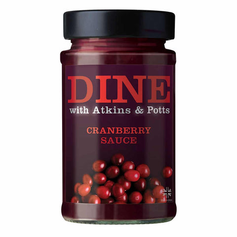 Dine With Atkins & Potts Cranberry Sauce 240g (Pack of 6)