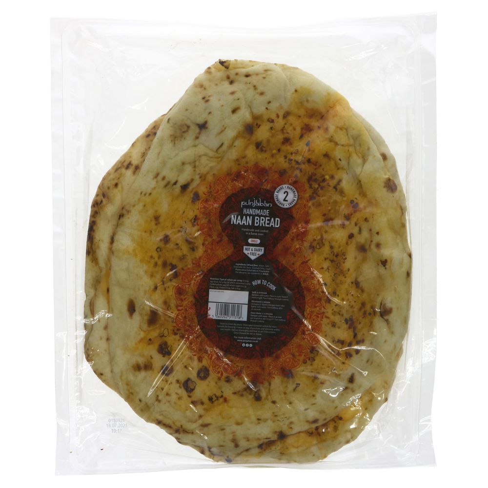 Punjaban Chilli Naan 220g (Pack of 12)