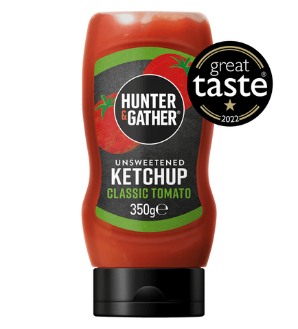 Hunter and Gather Tomato Ketchup Unsweetened 350g (Pack of 6)