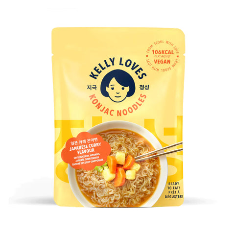 Kelly Loves Konjac Noodles Curry 225g (Pack of 2)