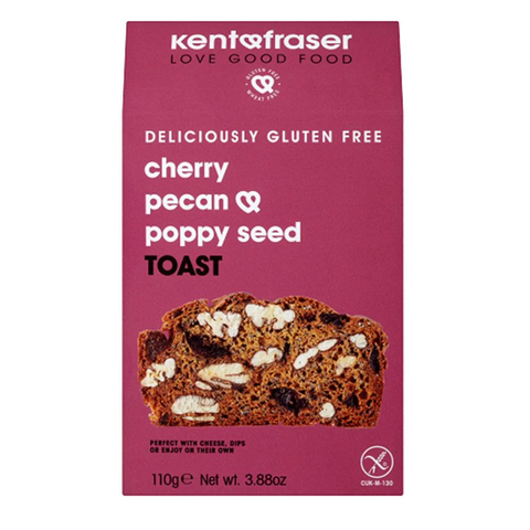 Honeyrose Cherry Pecan Poppy Seed Toast 110g (Pack of 6)