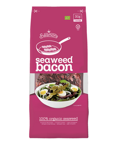 I Sea Bacon Seaweed Bacon Organic 30g (Pack of 6)